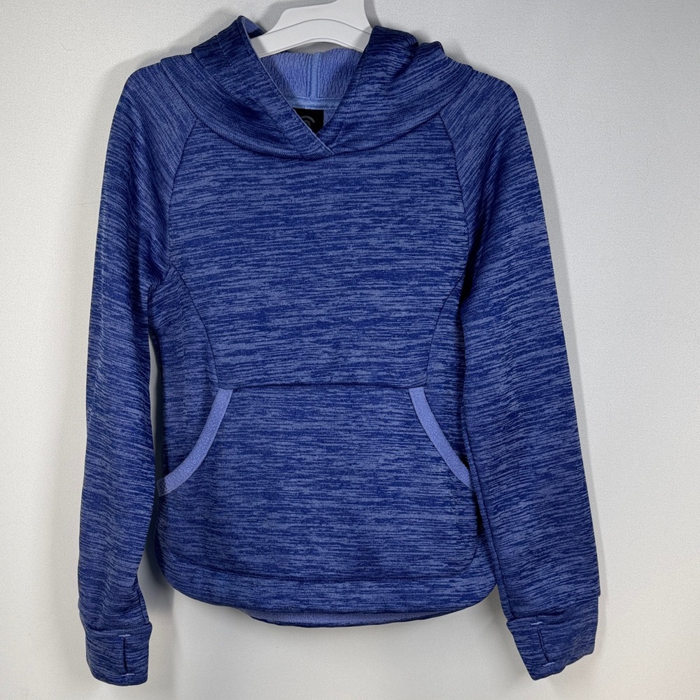 💜3/$15 C9 by Champion girls' blue heathered pullover hoodie